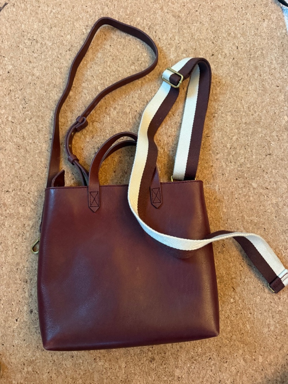 Madewell Leather Burdgundy Bag